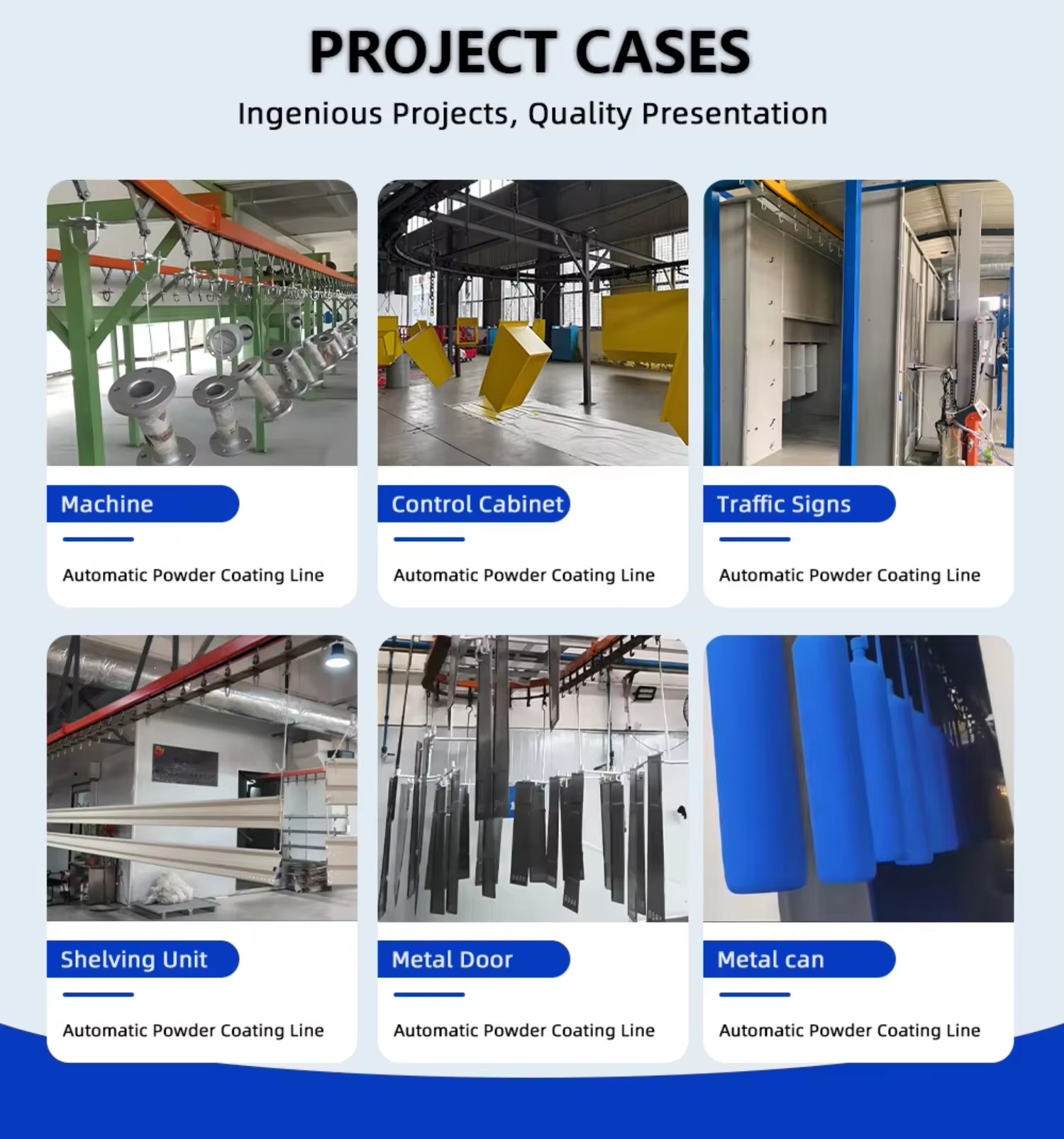 Industrial Turn Key Electrostatic Spraying Equipment Integrated Pretreatment for Alloy Workpiece Spraying