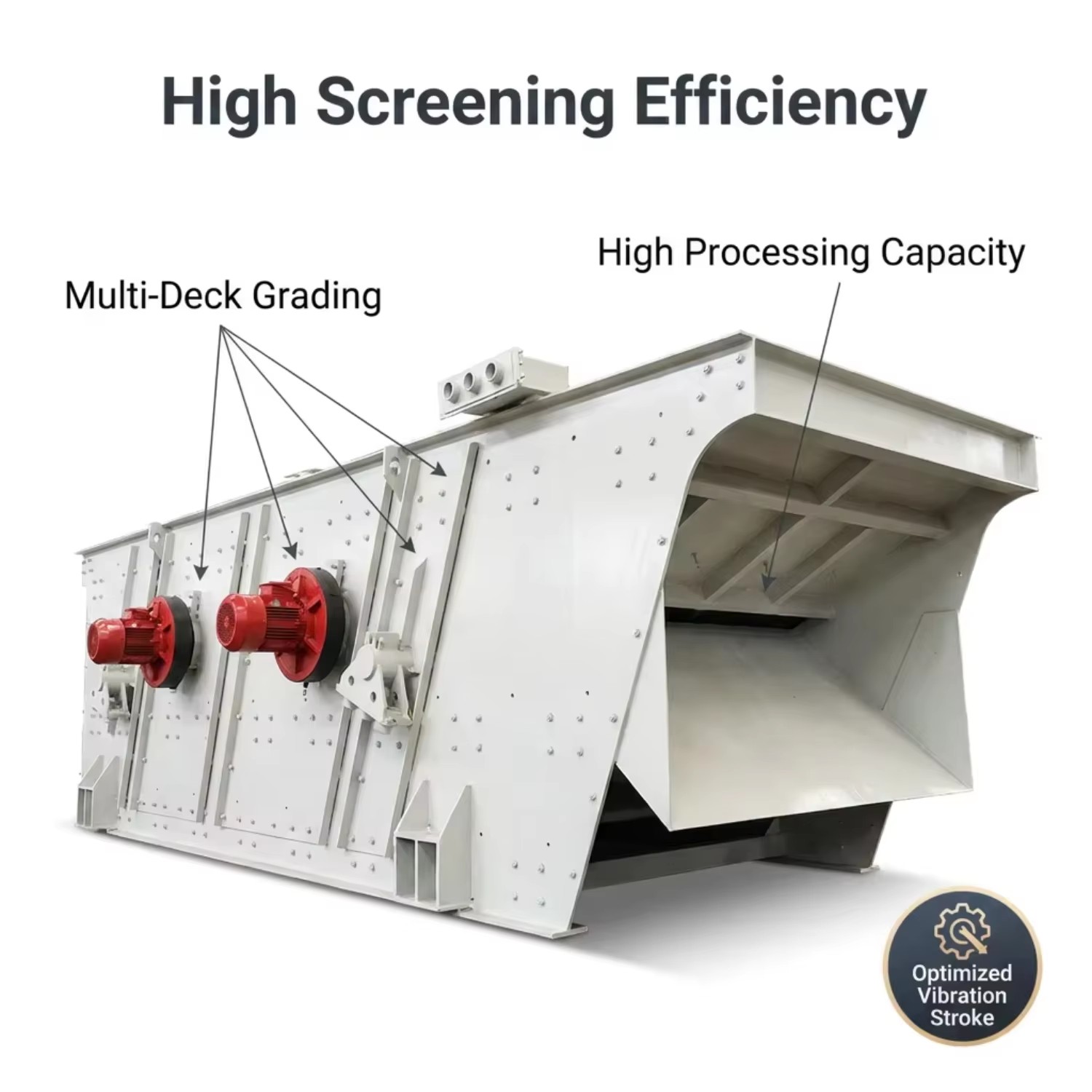 High Efficiency Mining Vibrating Screen for Ore/Sand/Gravel - Heavy Duty, Precise Screening