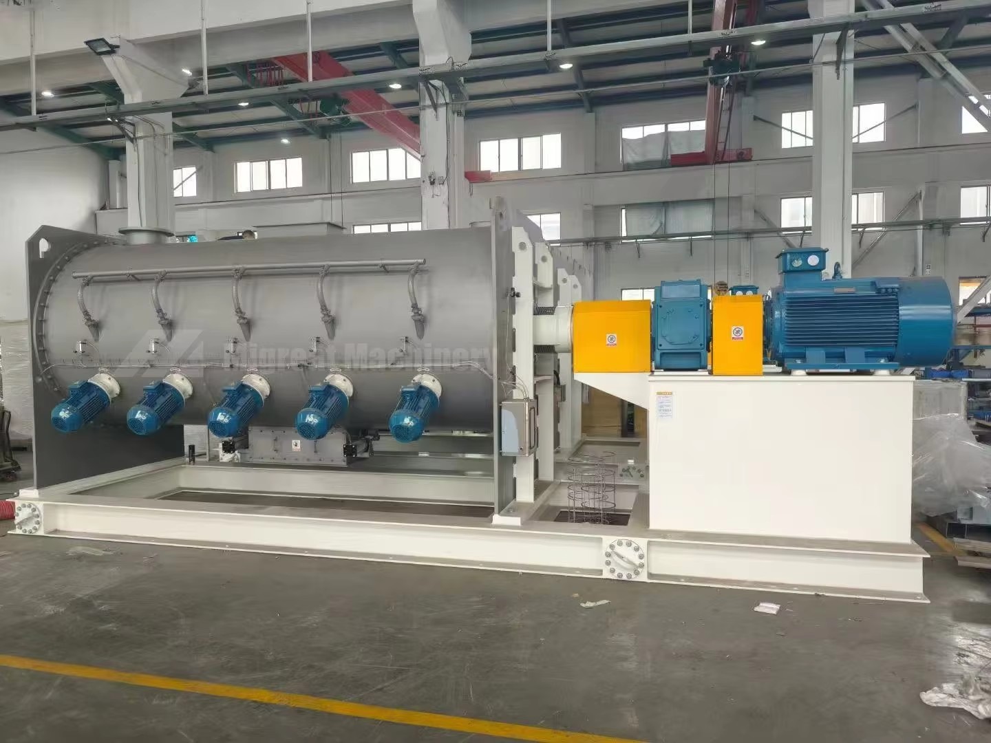Food Industry Use Stainless Steel Automatic Hopper Mixer Equipment for Vitamin Powder Mineral Powder Batch Processing