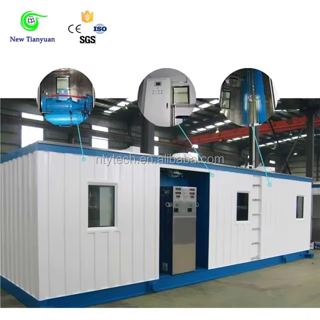 High-Efficient 22000m3/day Integrated CNG Daughter Refueling Station Integrated Gas Compressor for Energy & Mineral Equipments