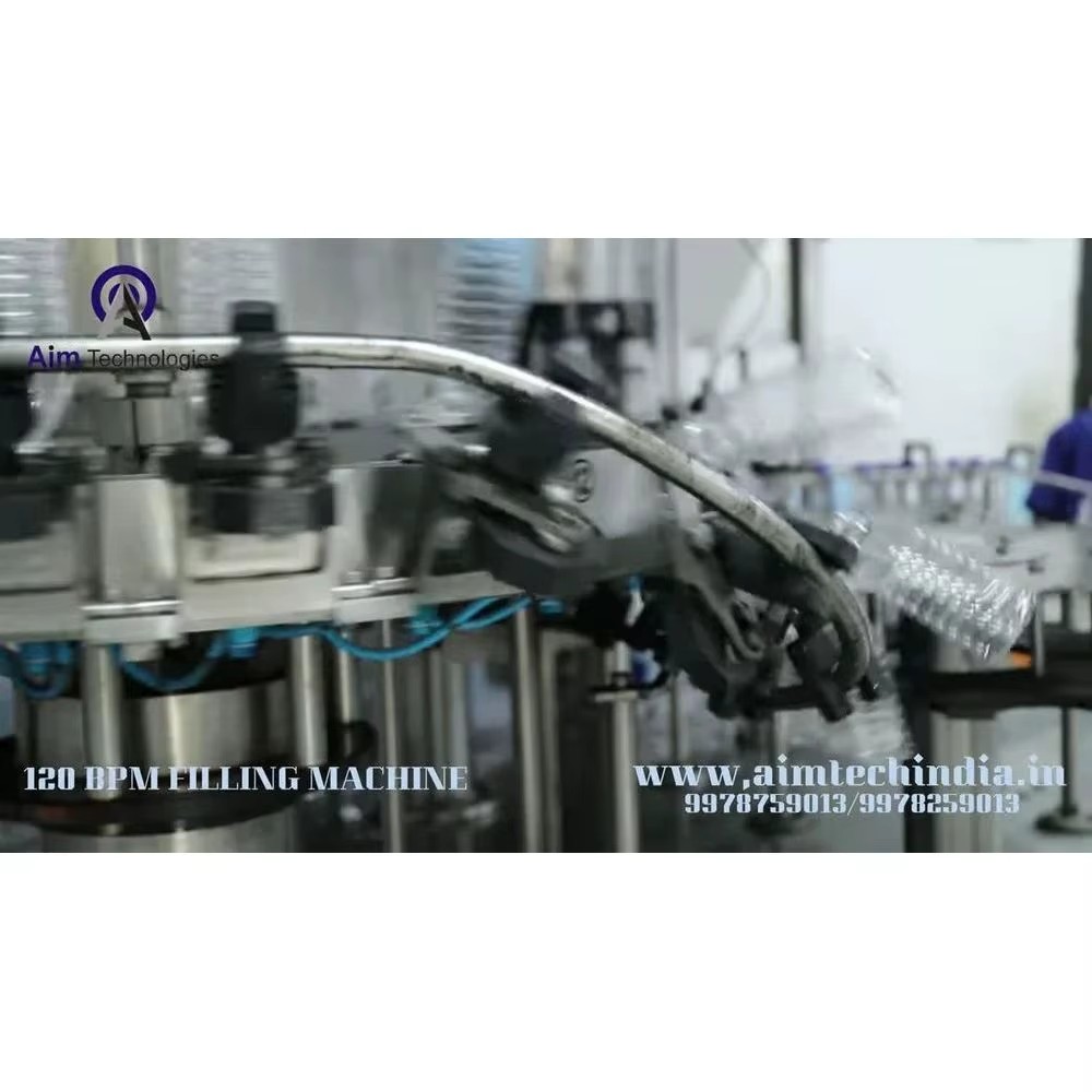 Premium Automatic 100 BPM RO Purified Mineral Water Bottling Machine High-Speed Efficient