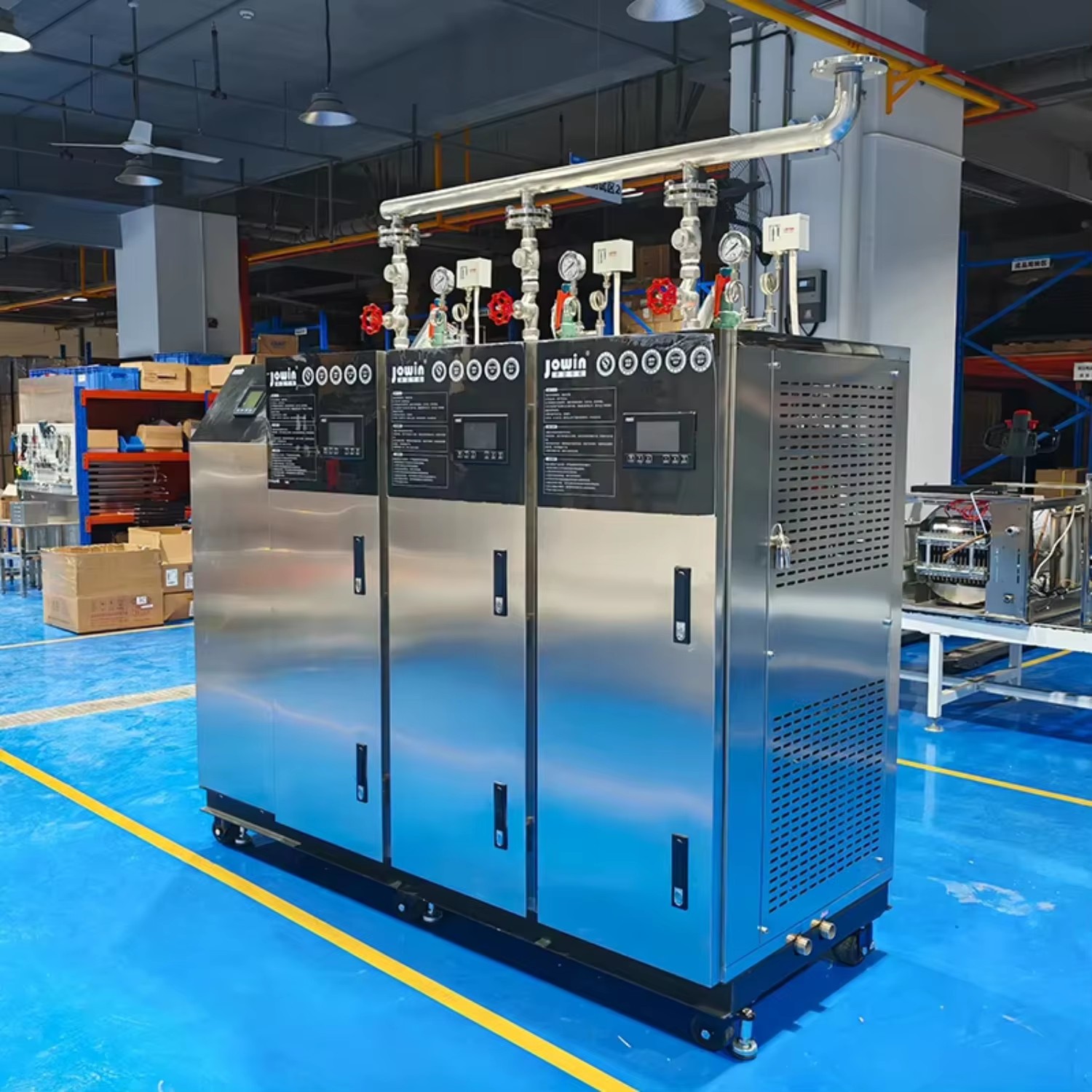 0.7MPa High Pressure Modular Gas Steam Generator 216KW 300kg/h 304Stainless Steel Save Energy 40% for Clothing Washing Factory
