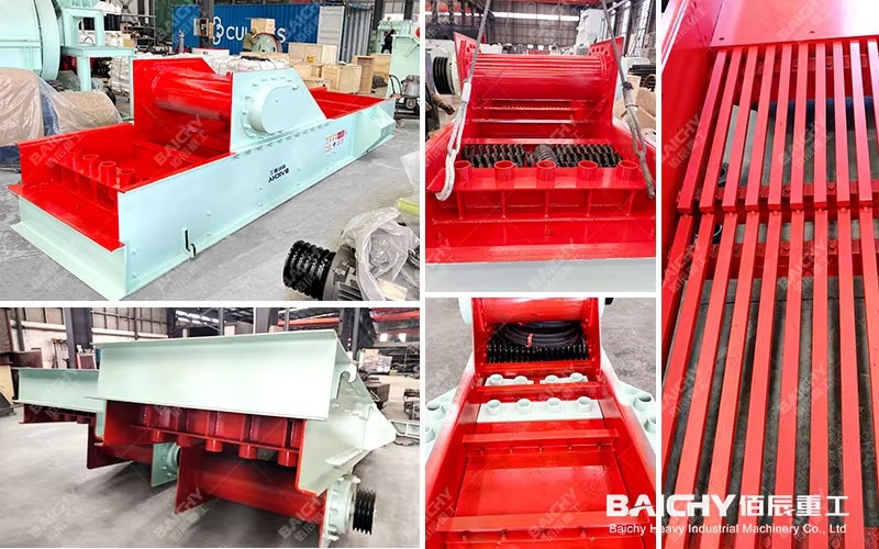 2024 Hot Selling Large Capacity Mining Stone Vibrating Feeder Electromagnetic Vibrating Feeder