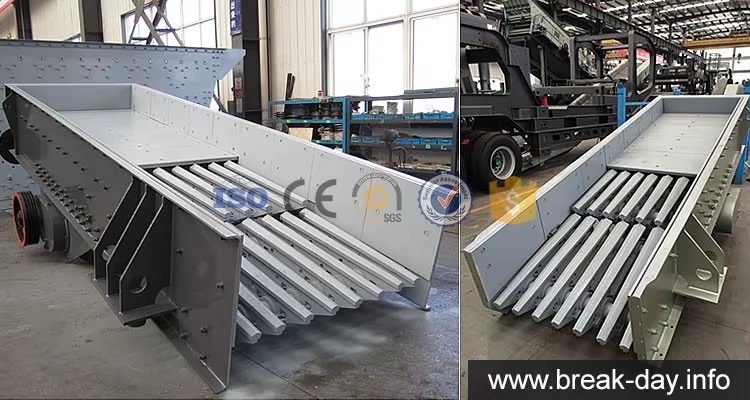 Mining ore screen grizzly quarry vibrating feeder price