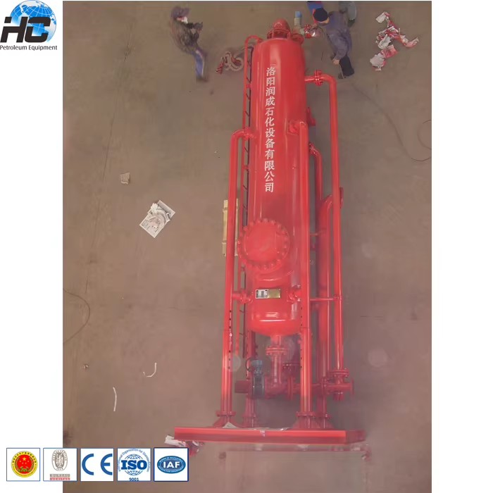 Well Control Equipment Drilling Rig Mud Tanks / Free Gas Separator / Oil Gas Separator