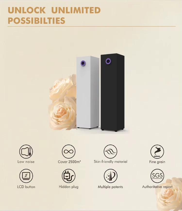 1000ml Waterless Metal Aromatherapy Diffuser with App-Controlled 1000M2 Powerful Dispersal for Spas and Wellness Centers
