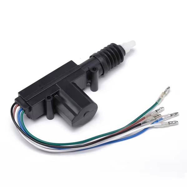 Universal DC 12V ABS Car Door Lock Actuator Kit with 360 Degree Rotation 2-Wire & 5-Wire Central Lock System
