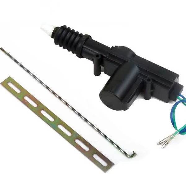 Universal DC 12V ABS Car Door Lock Actuator Kit with 360 Degree Rotation 2-Wire & 5-Wire Central Lock System