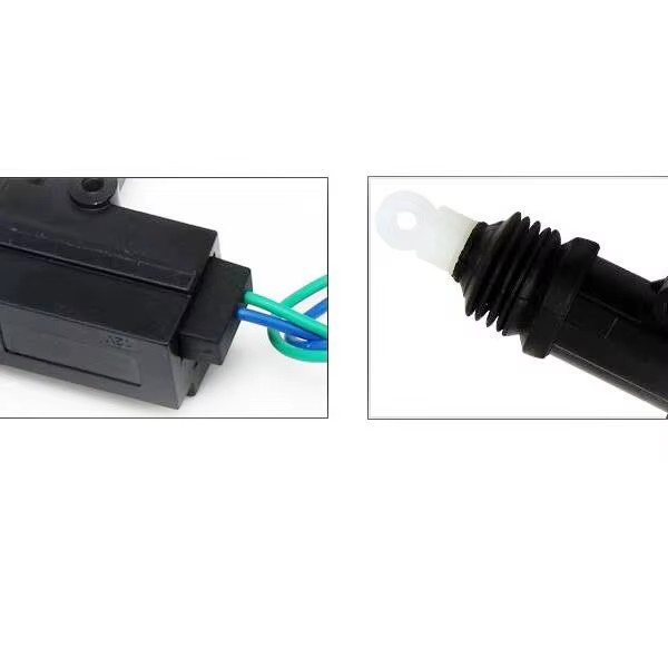 Universal DC 12V ABS Car Door Lock Actuator Kit with 360 Degree Rotation 2-Wire & 5-Wire Central Lock System