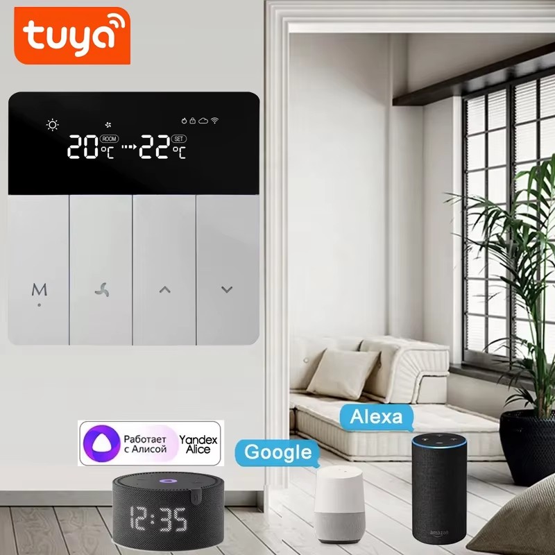 8-Zone Concentrator Underfloor Heating Centre Hub Controller for Manifold Gas Boiler/Tuya Smart Wifi Thermostat/Actuator