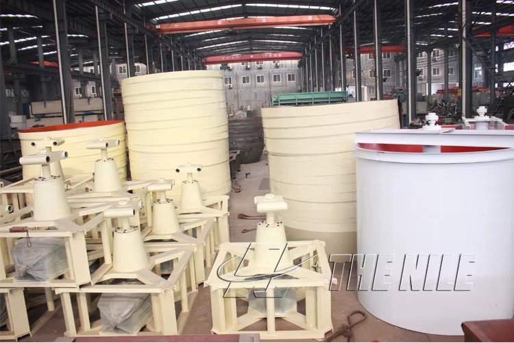 High Quality Mining Barrel Equipment Gold Leaching Agitation Tank