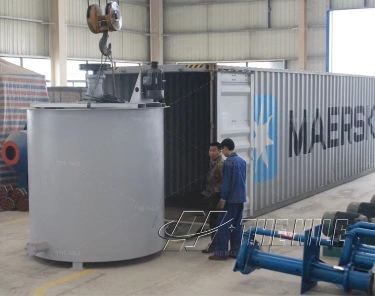 High Quality Mining Barrel Equipment Gold Leaching Agitation Tank