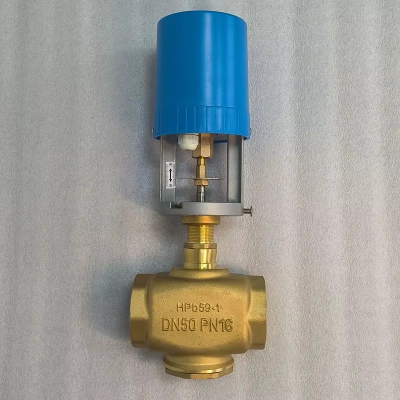 Proportional Integral Two-Way Valve VG7000 Series DN50 PN16 0-95C Central Air Conditioning Steam HVAC Flow Control Valve