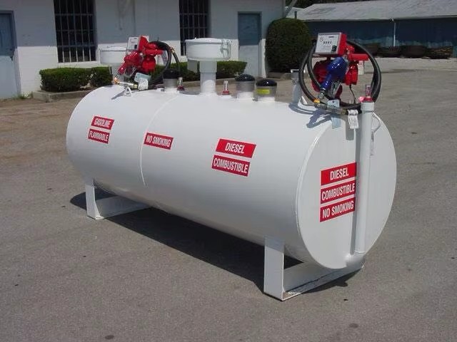 3000 Liter -30000L Double Walled diesel Fuel Skid tank with Pump