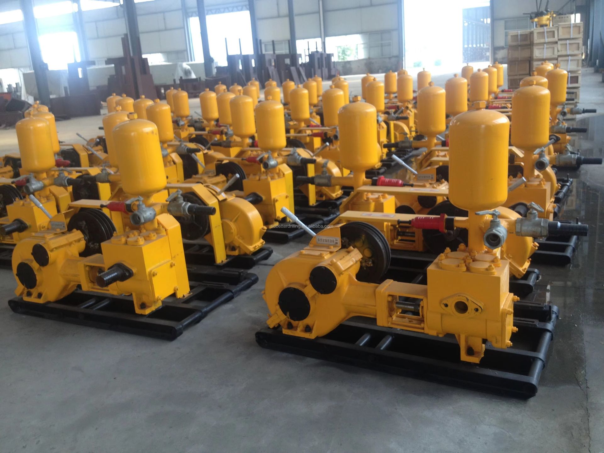 New BW-160 Mud Pump for Water Well & Core Drilling Rigs 380V Gearbox & Motor Compatible