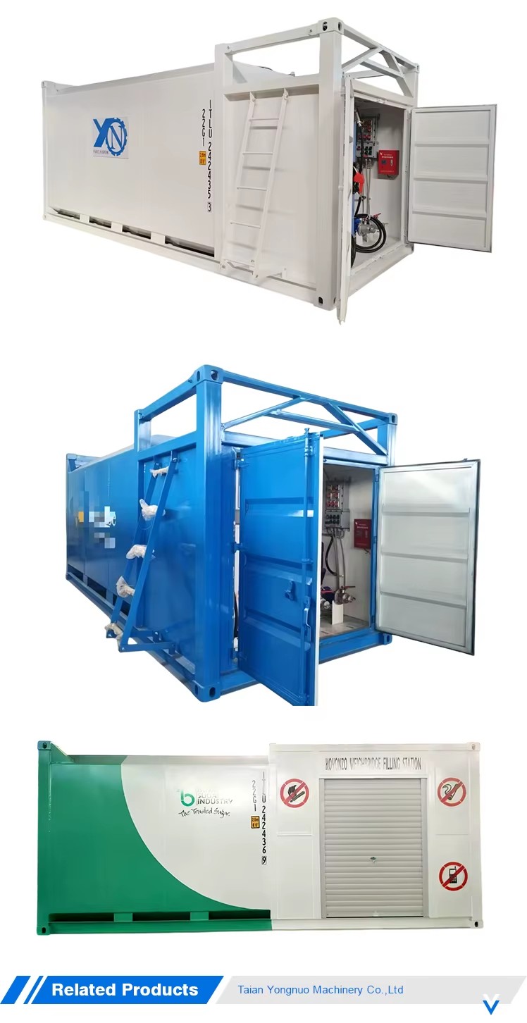 30000l Self Buned diesel tank Farm Fuel Storage tank diesel with Pump