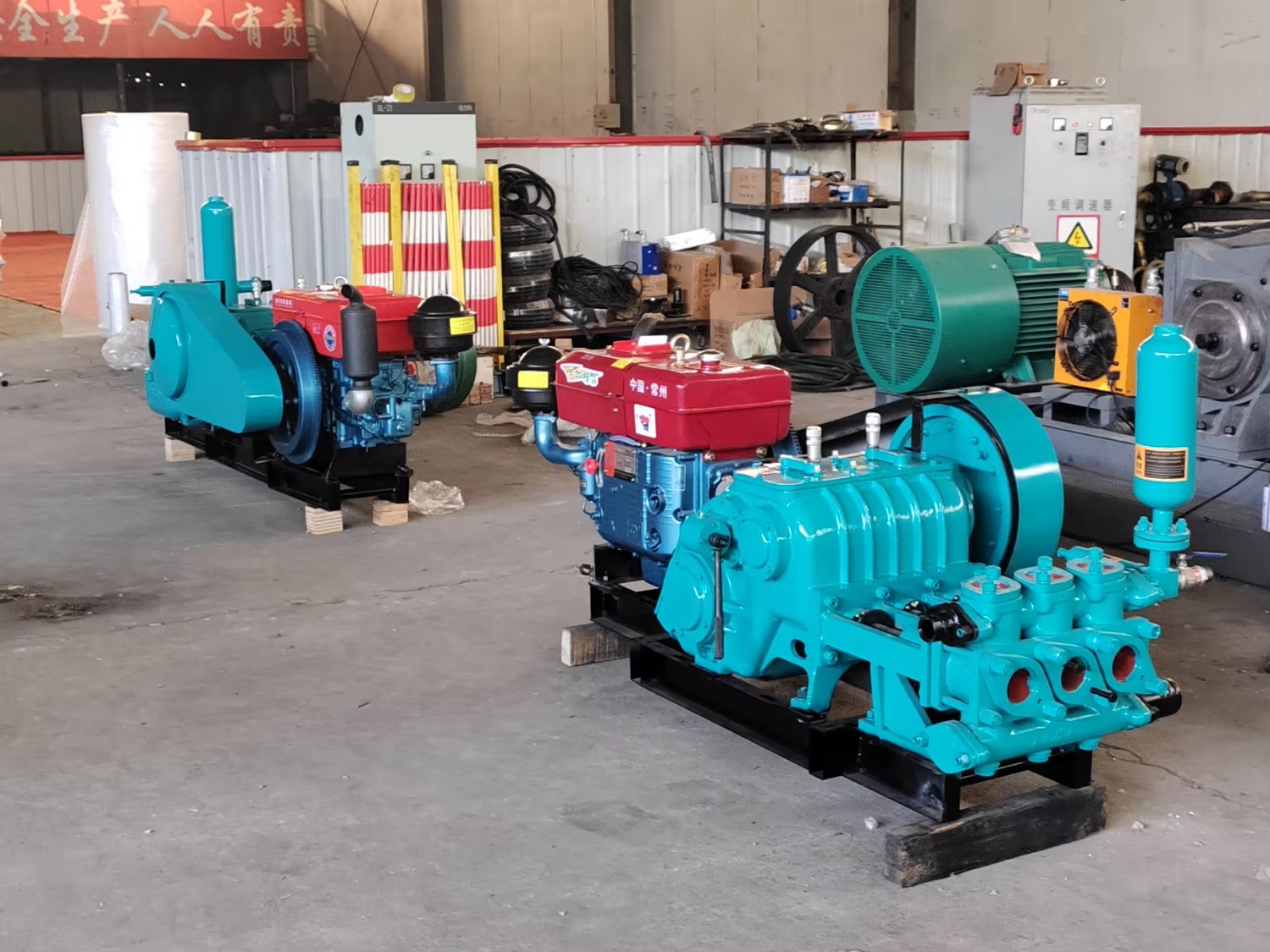 BW450-5 Triplex Piston Mud Pump 450L/350L/min Electric Diesel Optional for Geological Exploration Drilling Work