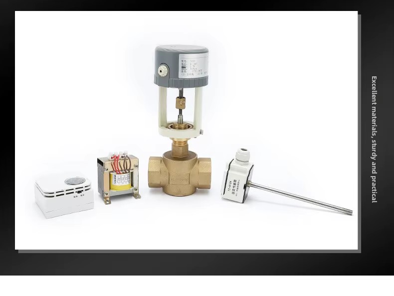Proportional-integral Electric Two-way Control Valve Customized Support for Central Air-conditioning Steam Brass Material