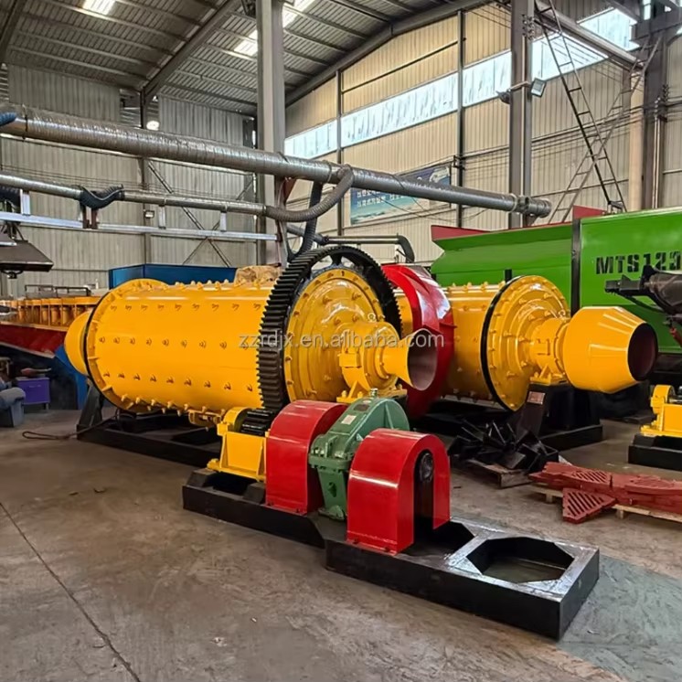 Hot Selling Ball Mill Equipment 4-10t/h Capacity Gold Mining Machine for Ore Stone Clinker Silica Sand