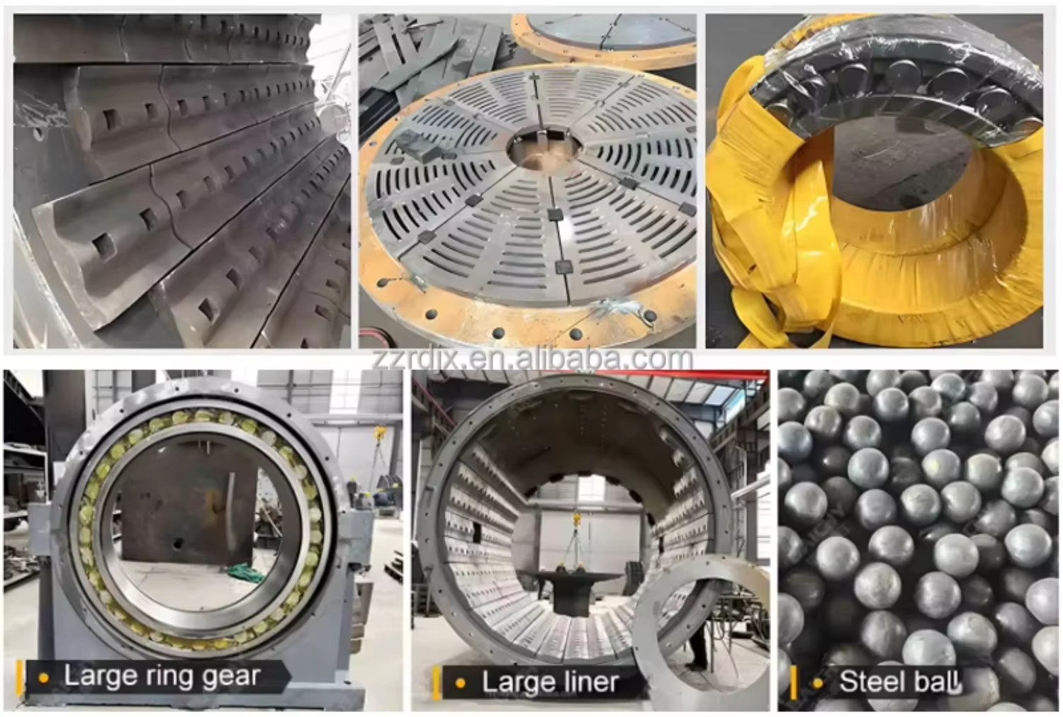 Hot Selling Ball Mill Equipment 4-10t/h Capacity Gold Mining Machine for Ore Stone Clinker Silica Sand