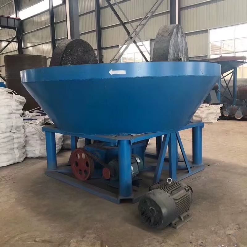 High Quality Wet Pan Mill for Sale Rock Stone Gold Ore Mining Mills 1200 Wet Grinding Pan Mill Machine Price