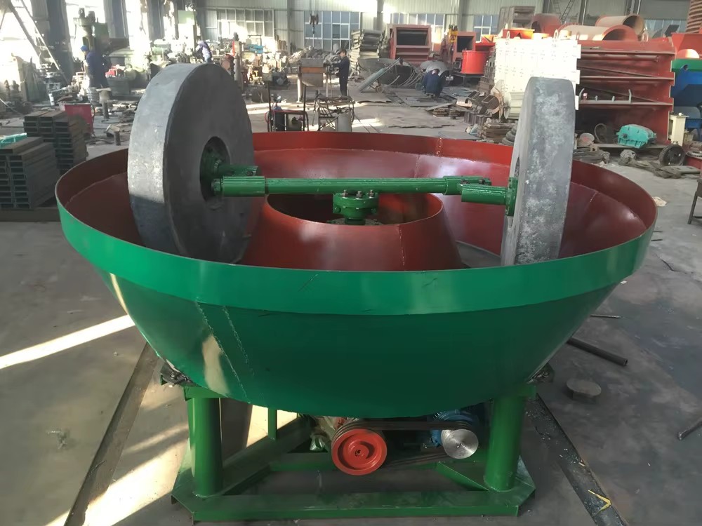 NEW 1500 Wet Pan Mill for Gold Rock Mining Equipment Wet Pan Milling Machine