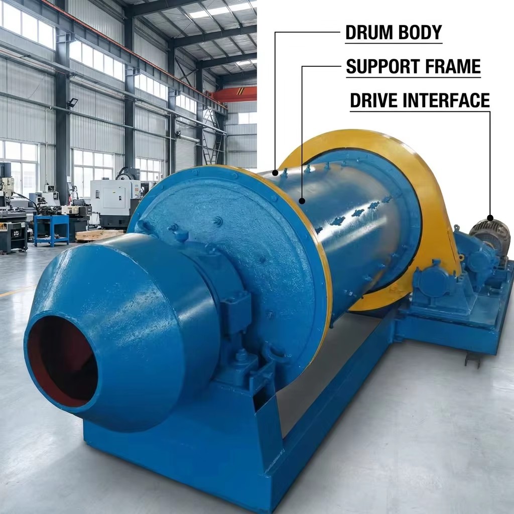 Large Gold Ore Wet Ball Mill Mining Grinding Mill for Ore Processing