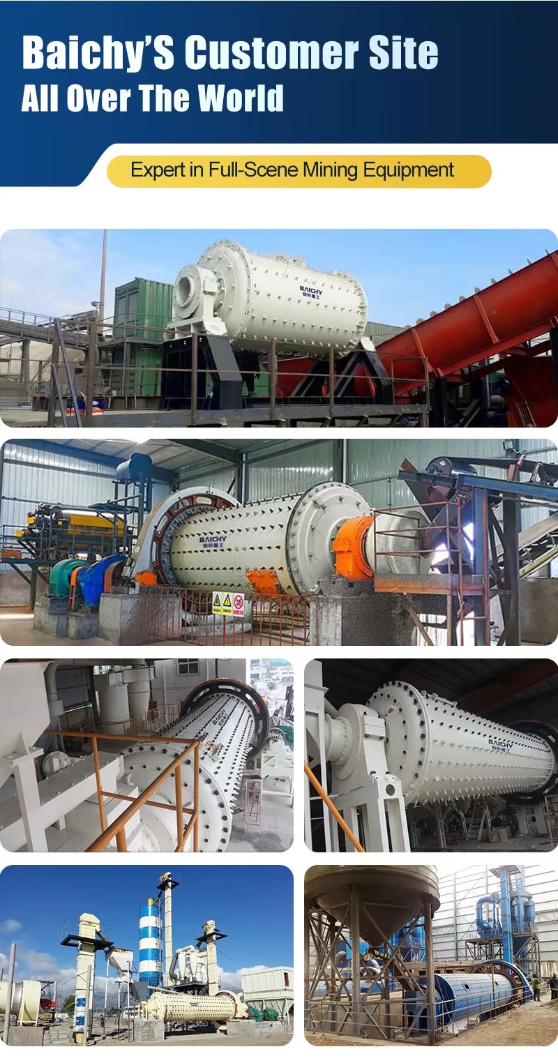 Gold Copper Iron Ore Grinding Mill Mining Beneficiation Mineral Processing Project Concentrate Dry Ball Mill