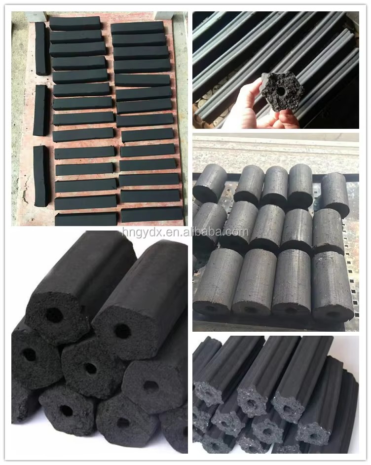 Charcoal Coal Stick Screw Press Briquette Machine for Barbecue