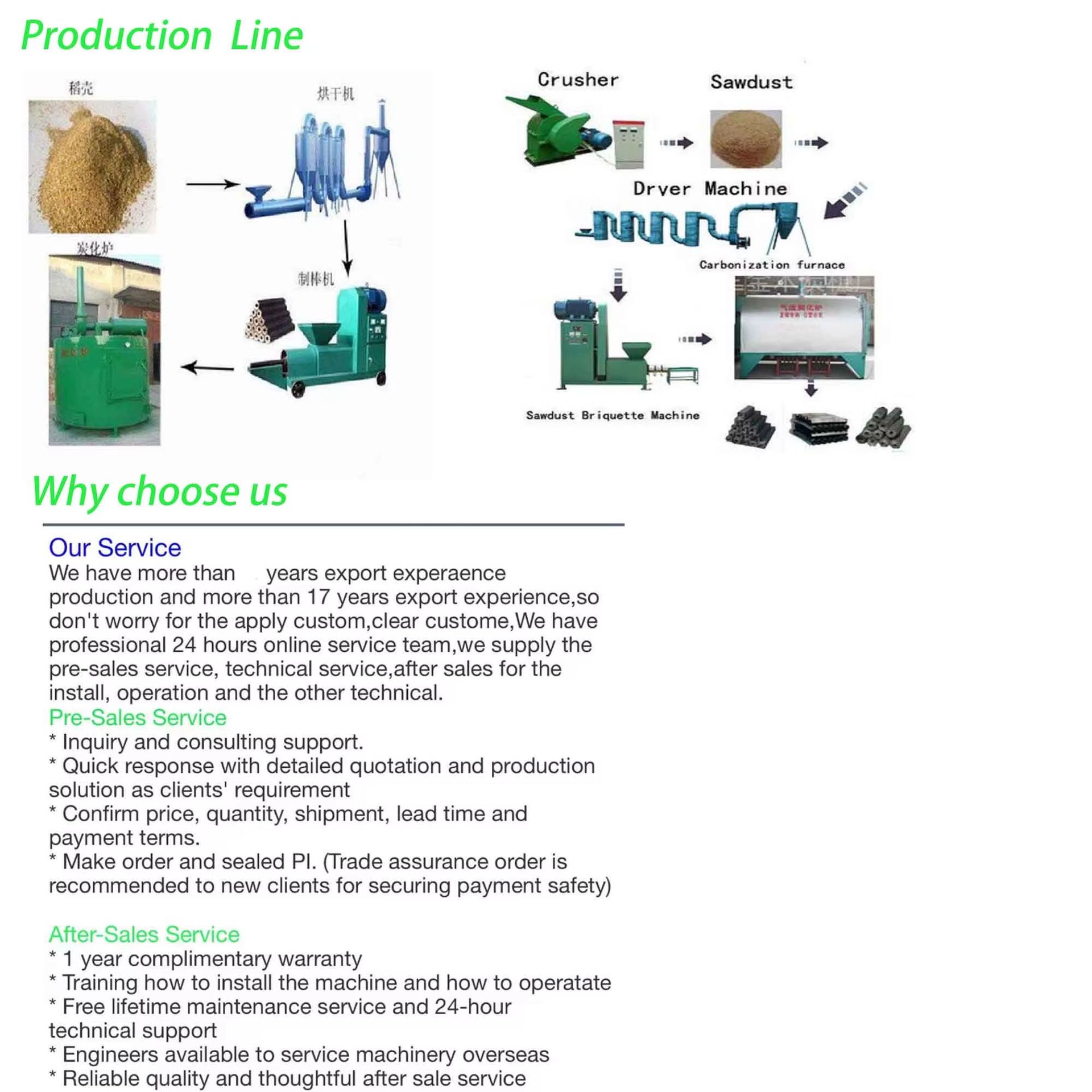 Small Eco Charcoal Briquette Machine
