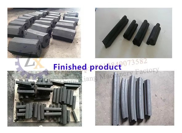 5 Tons\/h Coconut Shell Sawdust Coal Powder Dust Extruder Press Machine Charcoal Briquette Compressed Charcoal