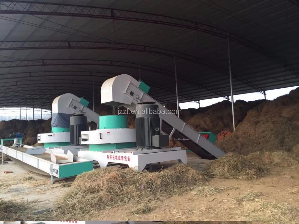 Charcoal Coal Big Pellet Briquette Making Machine 380V 3000kg Capacity