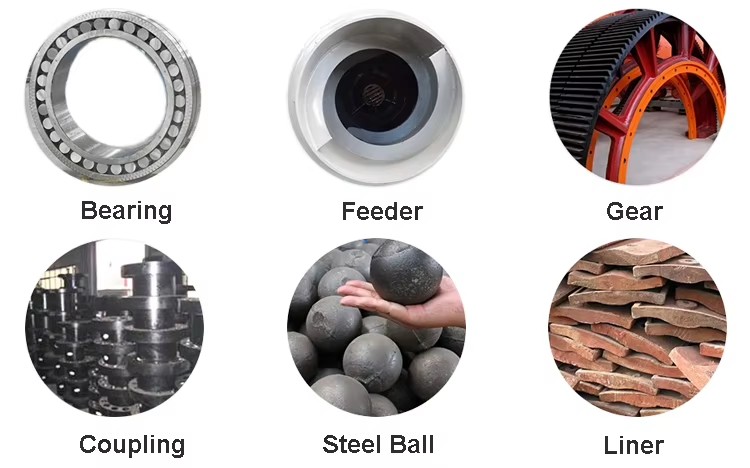 Factory Price Dry Ball Mill Wet Industrial Ball Mill Cement Gold Mining Ball Mill