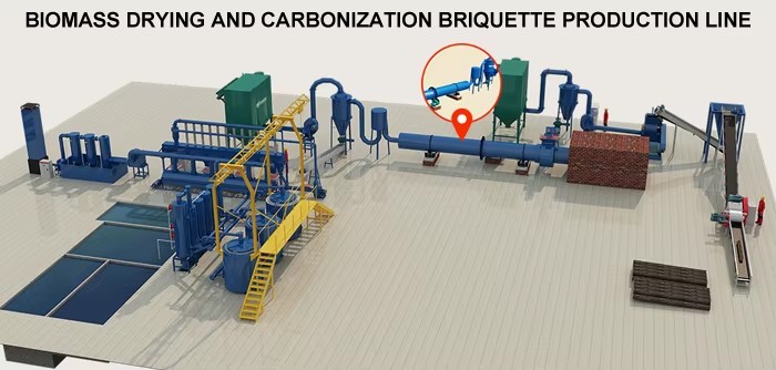 Mechanical Small Biomass Charcoal Bagasse Wood Coal Sawdust Briquette Extruder Forming Press Making Machine