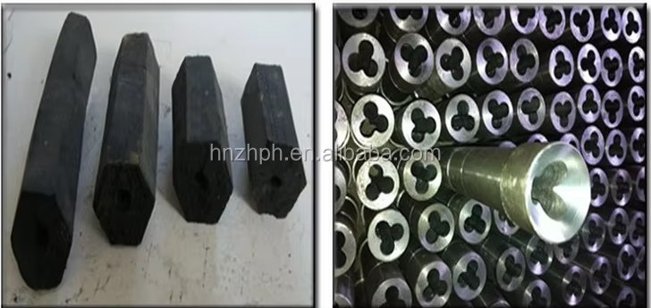 Top Quality Diesel Engine Used Sawdust Coal Dust Briquette Machine