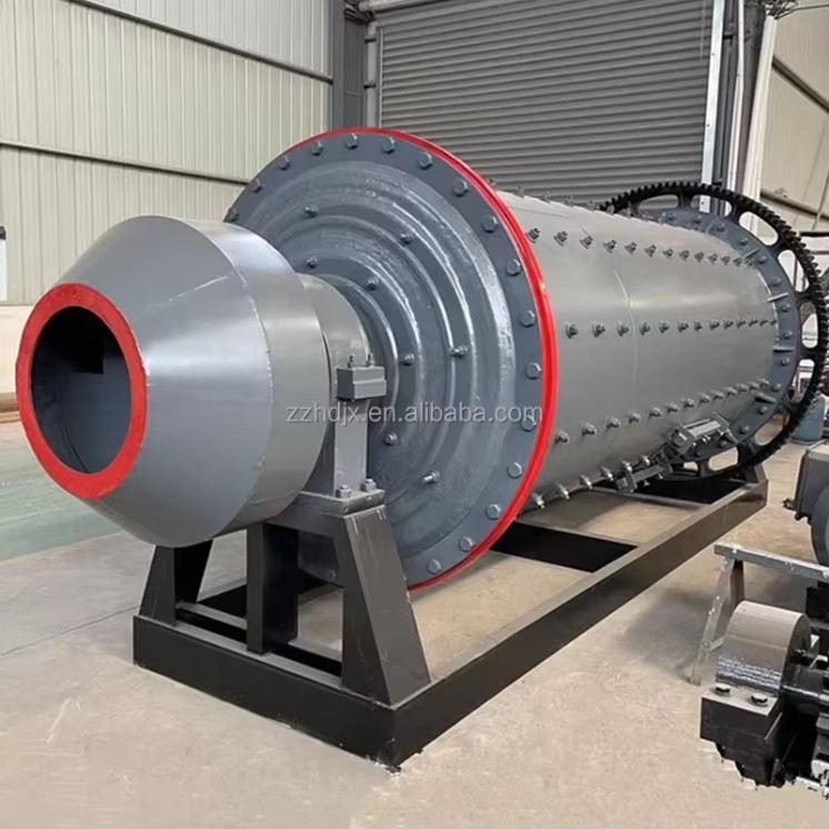 Factory Supply Portable Dry Ball Mill Small Scale Mining Stone Grinder Machine for Gold Ore Processing