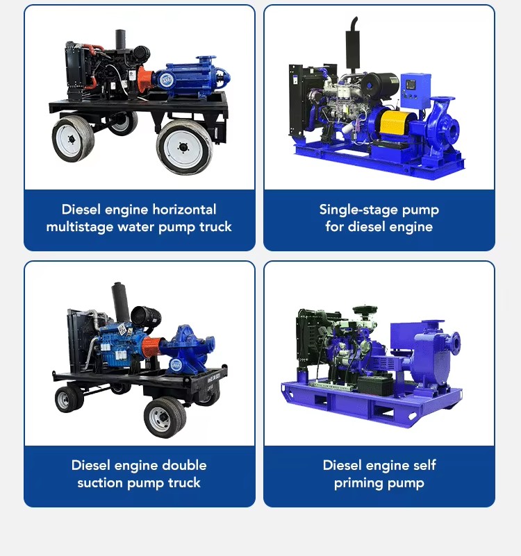 6 8 Inch Water Motor Pump Agriculture diesel Pump High Pressure diesel Engine Pump Irrigation