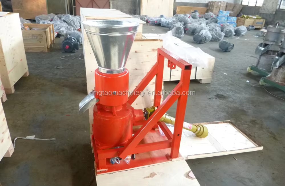 22hp Diesel Engine Charcoal Briquette Making Machine / Fuel Pellet Press Machine / Pellet Mill