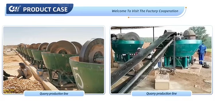 Mine Mill / 1100 / 1200 Wet Pan Mill for Gold Ore With Good Price