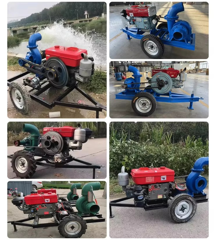 6 8 Inch Water Motor Pump Agriculture diesel Pump High Pressure diesel Engine Pump Irrigation