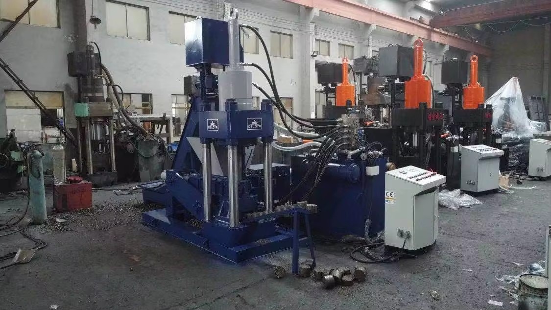 Automatic Aluminum Shavings Chips Briquette Making Machine