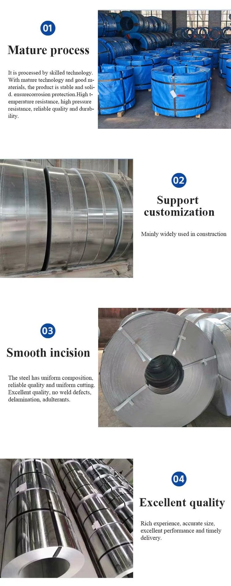 Hot Dipped Galvanized Steel sheets coated flat steel products Galvanized carbon steel plate