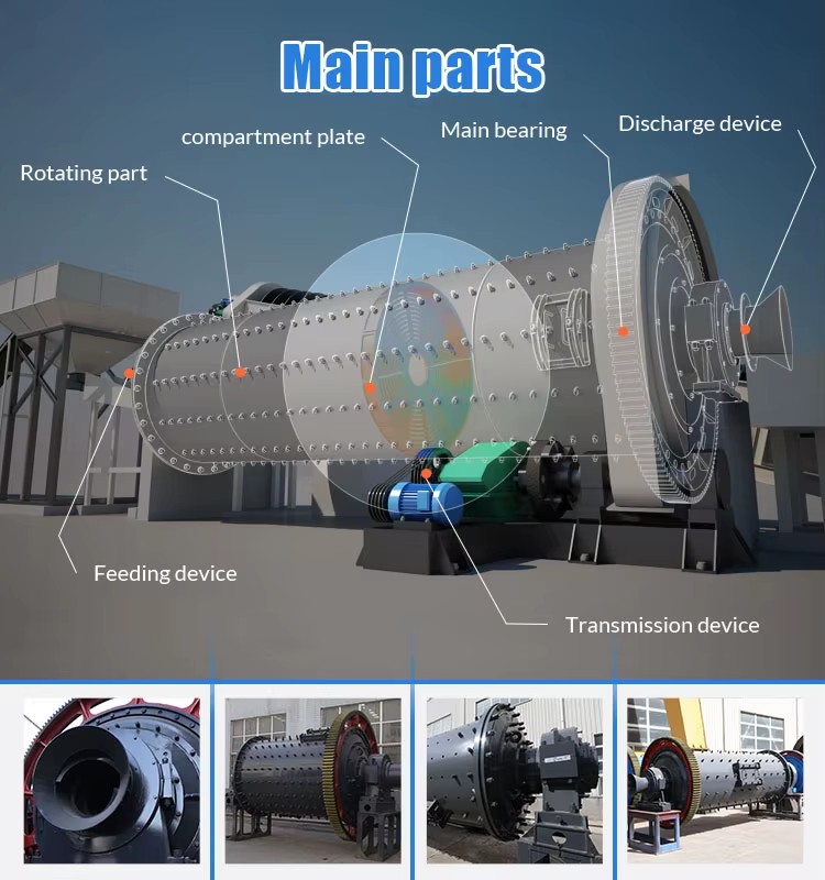 High Quality Mining Machinery Mining Industrial Ball Mill Mining Ball Mill Mining Crusher Ball Mill Ceramic Lined Ball Mill