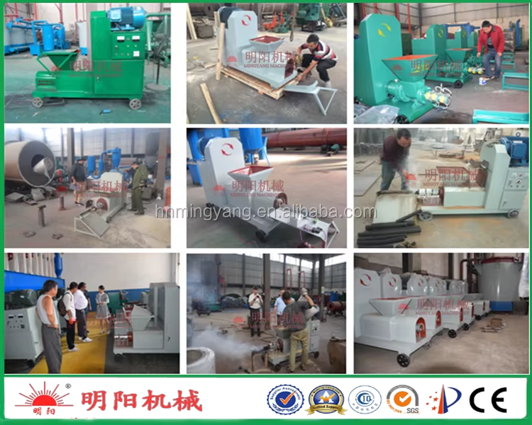 National Free-inspection Charcoal Briquette Machine