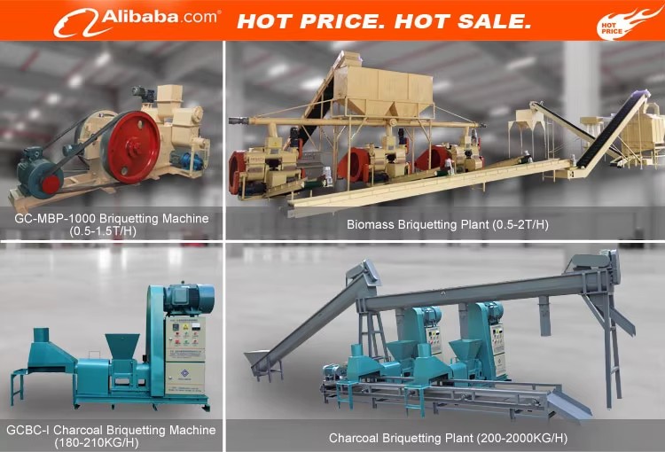 Ruf Wood Briquette Machine Briquette Press Machine New Design Straw Biomass Fuel Briquette Machine