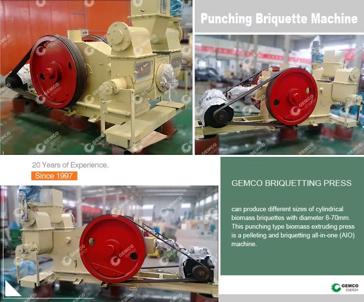 Ruf Wood Briquette Machine Briquette Press Machine New Design Straw Biomass Fuel Briquette Machine