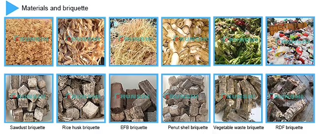 Biomass Recycling Rdf Briquette Making Machine