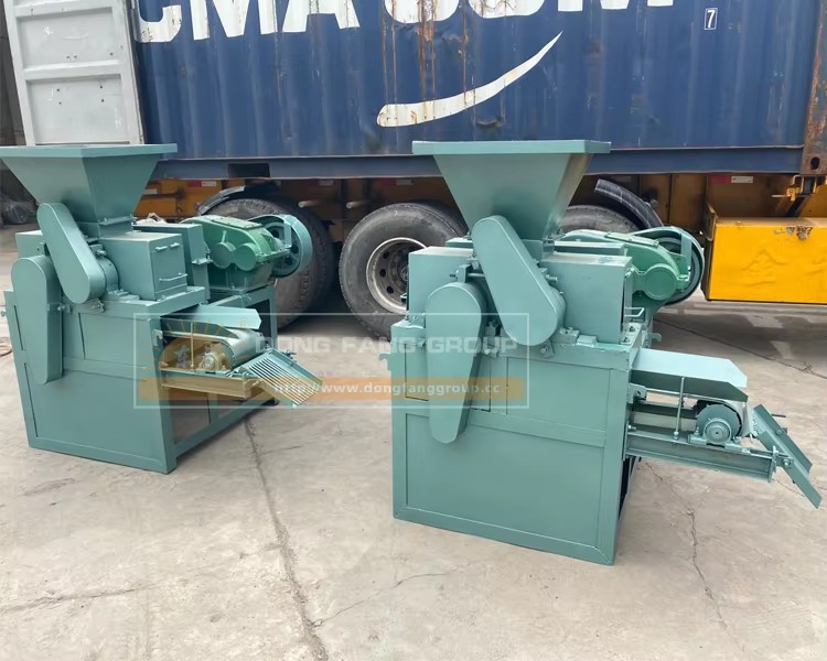 Pillow Shape Double Roller Coal and Charcoal Briquette Making Machine Price