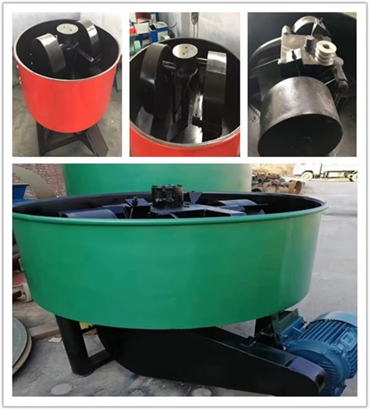 HR High Efficiency Industrial Charcoal Powder Wheel Grinding Mill Machine Edge Runner Mill for Coal Crushing and Mixing