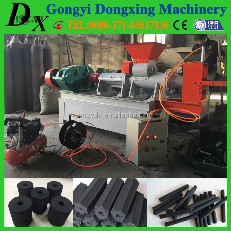 Charcoal Carbon Black Briquettes Stick Making Machine